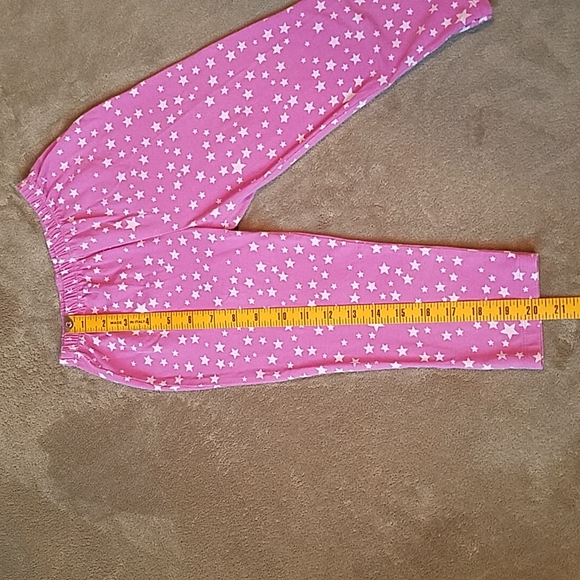 Garnet Hill kids purple pants w/ white stars. - Picture 3 of 5